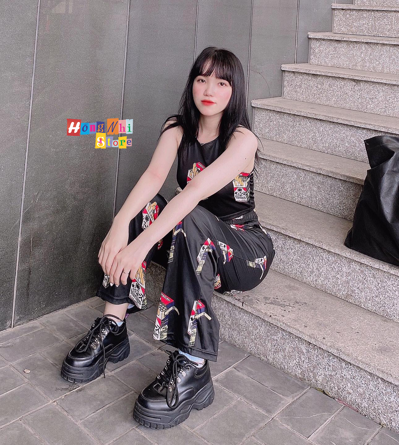 Quần Cartoon Pant V2 Unisex, Quần Hoạt Hình Dài Ống Rộng - MM