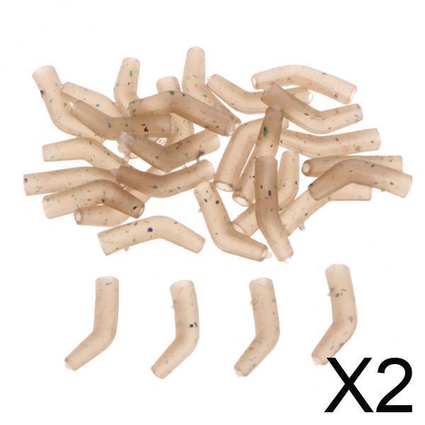 2x30pcs Hook Aligners Carp Fishing Line Aligner Hair Rigs Terminal Tackle 11mm
