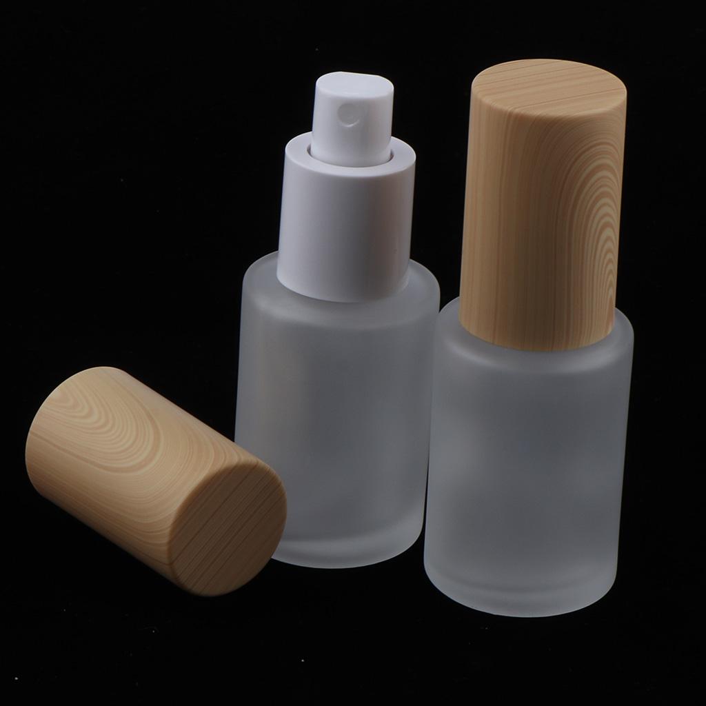 2x Nước Hoa Thủy Tinh Chai Rỗng Chai Phun Phun Du Lịch