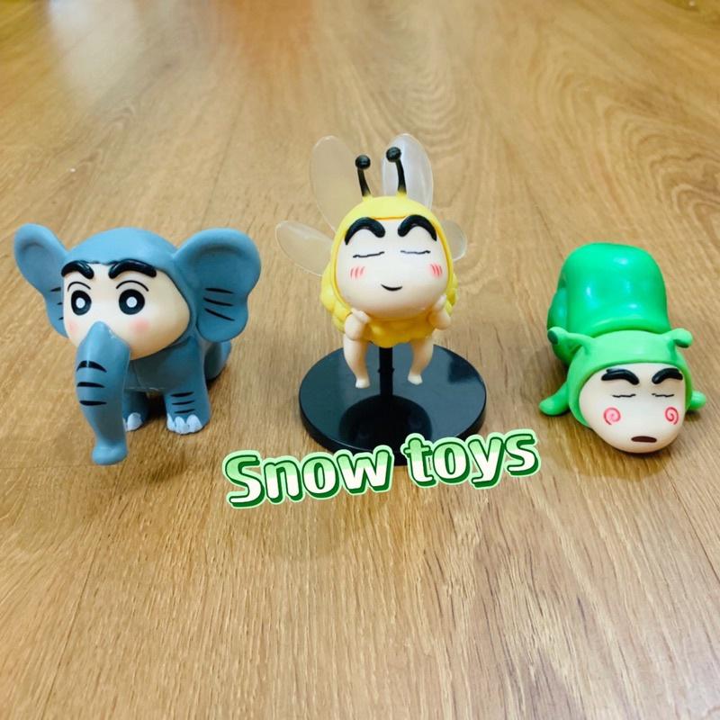 Mô hình Shin Cậu bé bút chì Shinnosuke - Shin chan Cosplay dễ thương bền màu chất liệu an toàn Đồ chơi quà tặng - 6~8cm