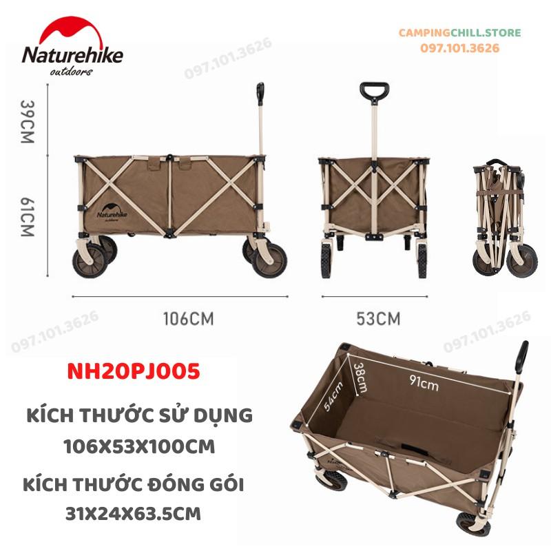 XE KÉO ĐỒ DÃ NGOẠI, CẮM TRẠI NATUREHIKE NH20PJ005