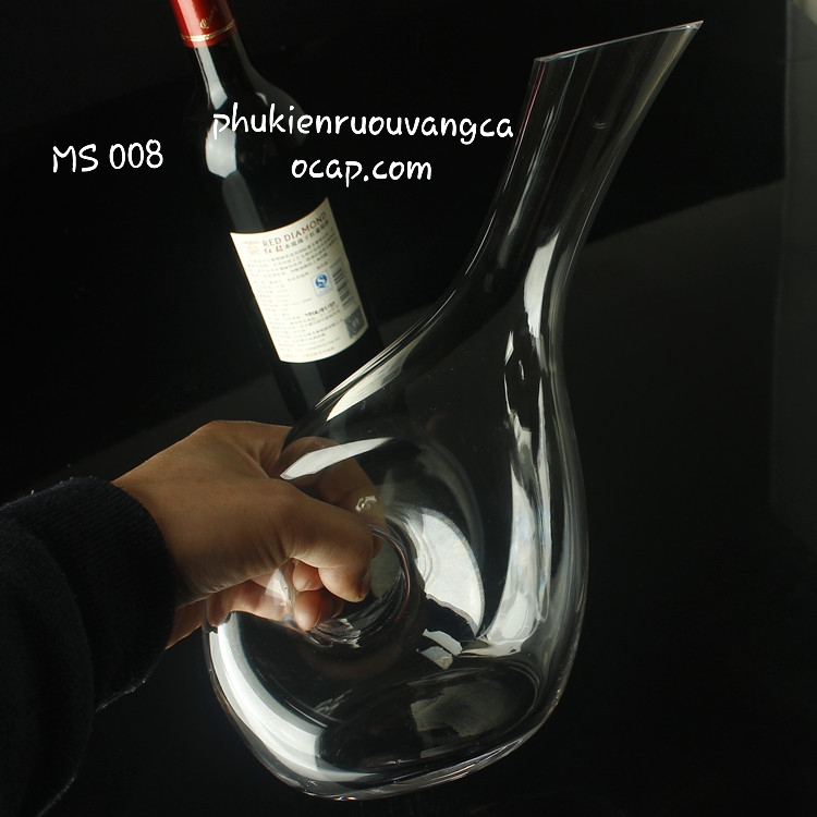 Bình chiết vang ốc sên nghiêng 1200ml. MS; 008. Loại 1