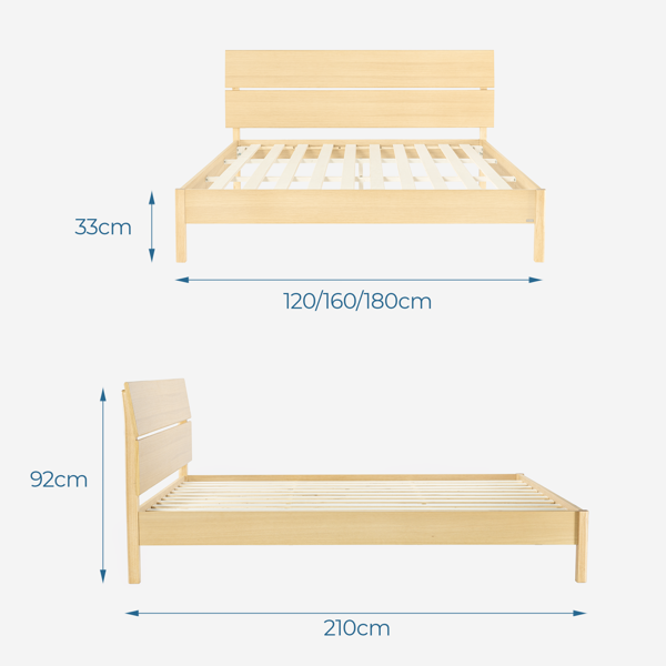 Giường Ngủ Gỗ Sồi MOHO VLINE 601