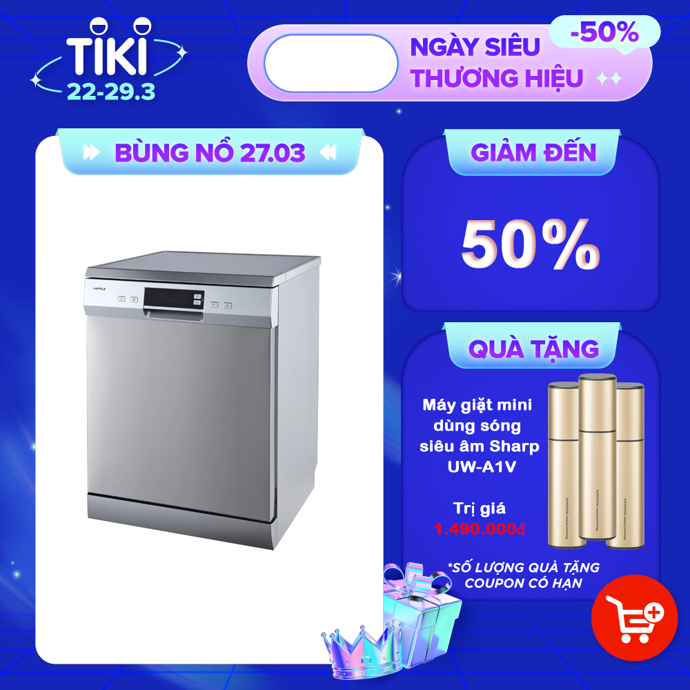 Máy Rửa Chén Hafele HDW-F60E 538.21.200 - Hàng Chính Hãng