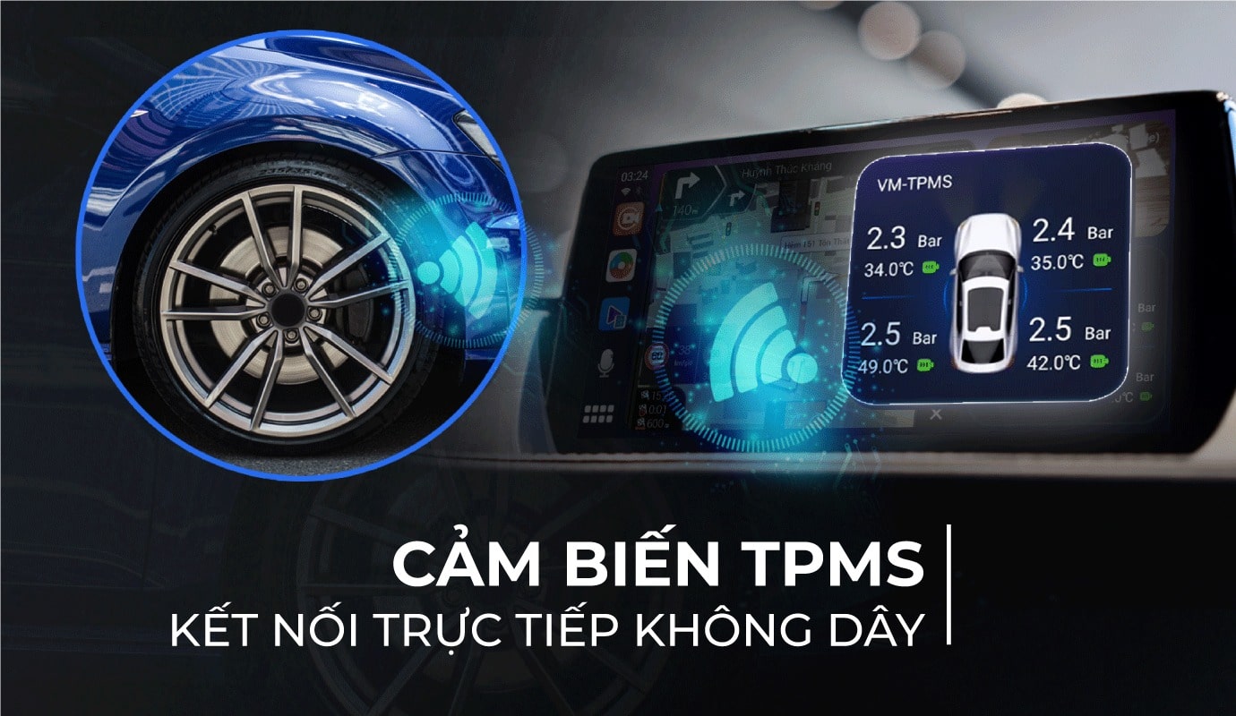 Vietmap BS10 LITE -  dành cho phụ kiện ô tô CarPlay An.droid Auto Dẫn đường và Vietmap Live - Hàng chính hãng