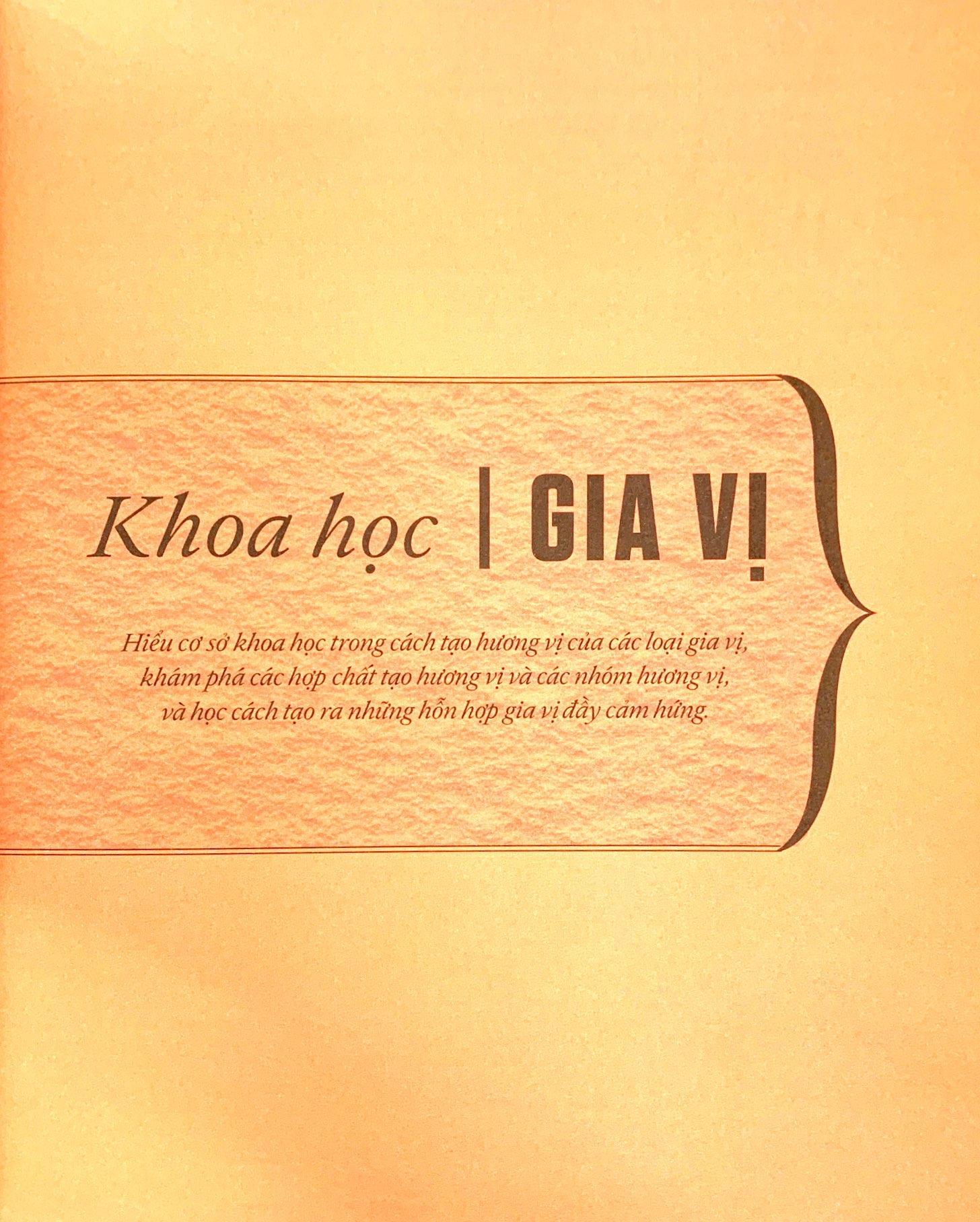 Khoa Học Về Gia Vị - Hiểu Các Kết Nối Hương Vị Và Cách Mạng Hóa Việc Nấu Ăn - Bìa Cứng