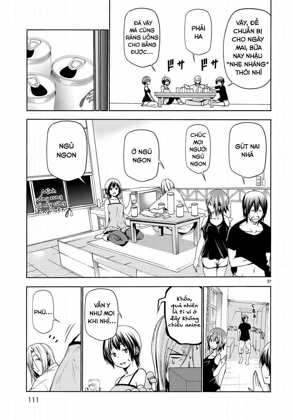 cô gái thích lặn - grand blue chapter 51 35