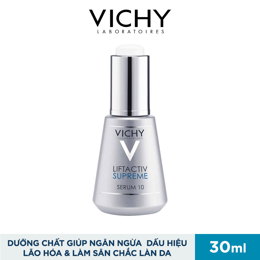 Dưỡng Chất Dưỡng Da Giúp Ngăn Ngừa 10 Dấu Hiệu Lão Hóa &amp; Làm Săn Chắc Làn Da Vichy LiftActiv Supreme Serum 30ml