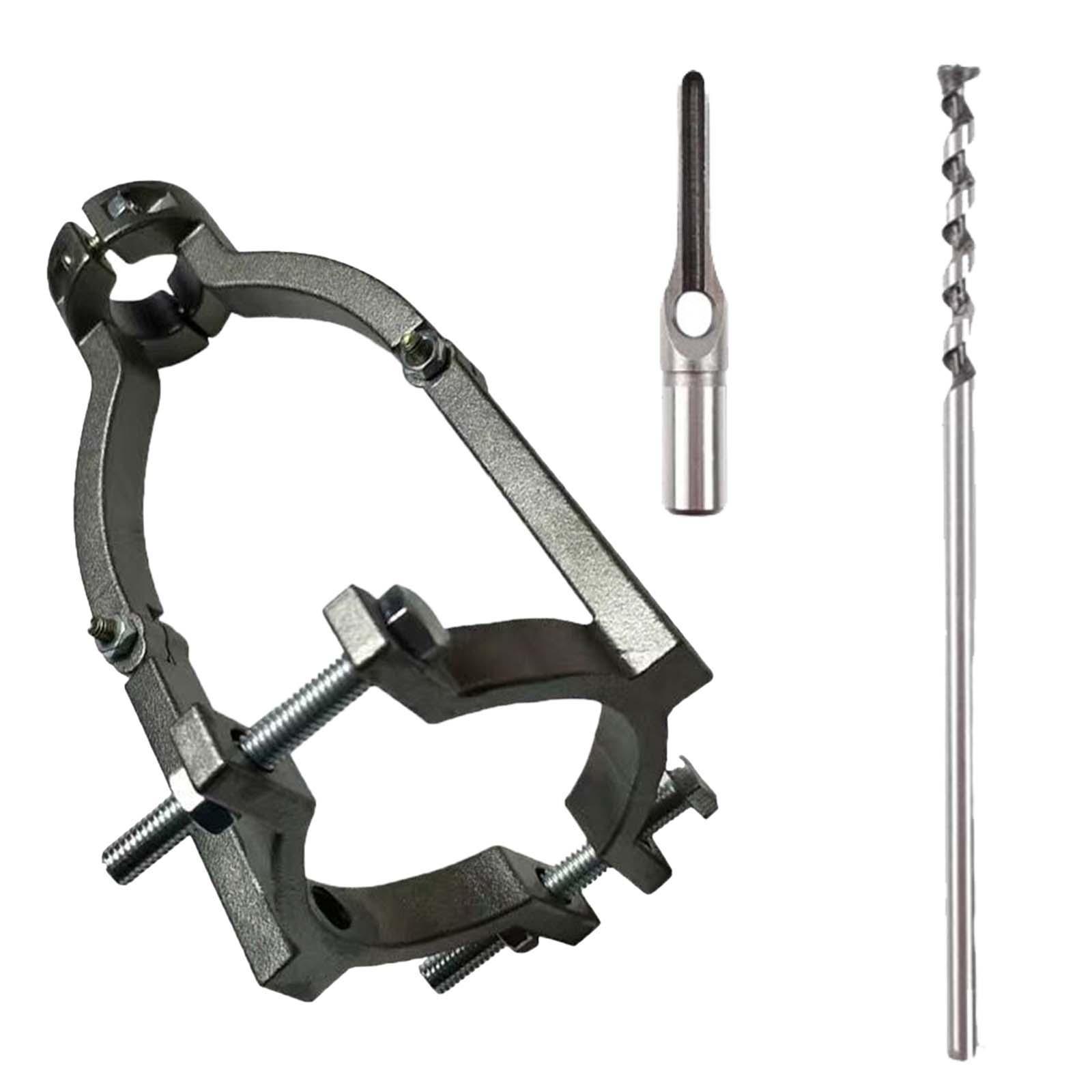 Square Hole Drill Bit Adapter, Woodworking Quickly Install or Disassemble Durable for Drill Machine Accessory Bench Drill or Hand Drill