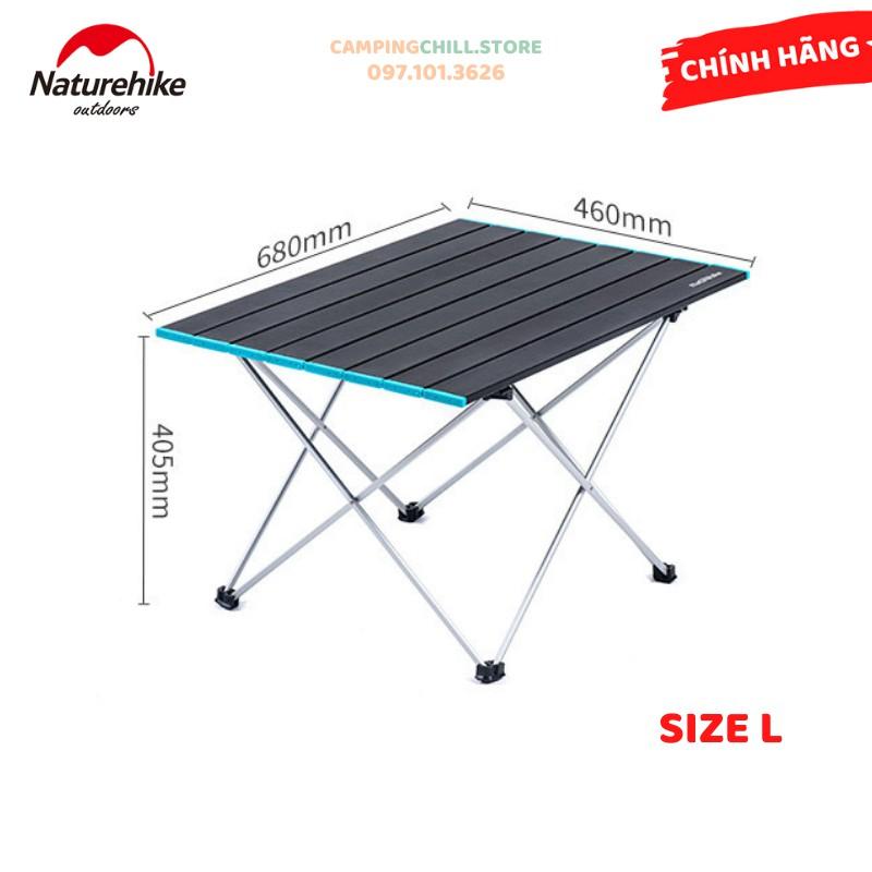 BÀN NHÔM DÃ NGOẠI GẤP GỌN NATUREHIKE NH19Z008-Z