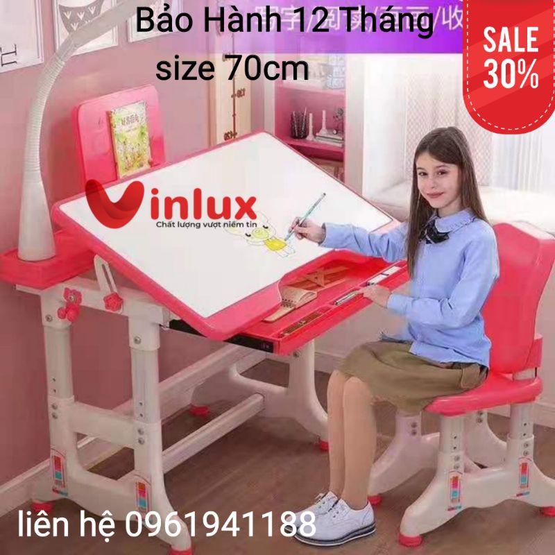 ( Size 70) Bàn Học Chống Gù Chống Cận Thông Minh B02 ( Có Kẹp Sách Và Đèn Led)