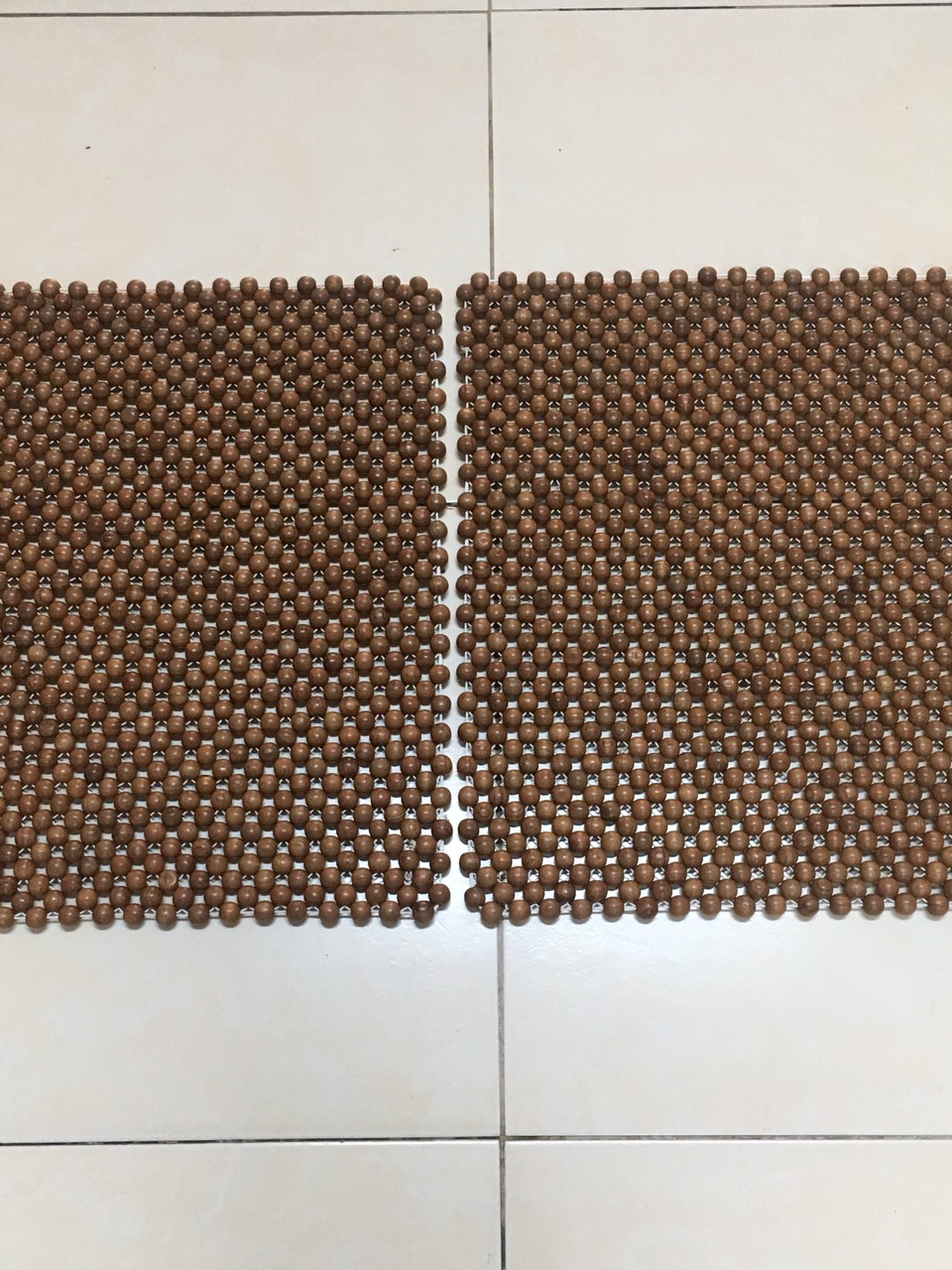 Combo 2 Đệm lót ghế văn phòng hạt gỗ hương mộc 12ly