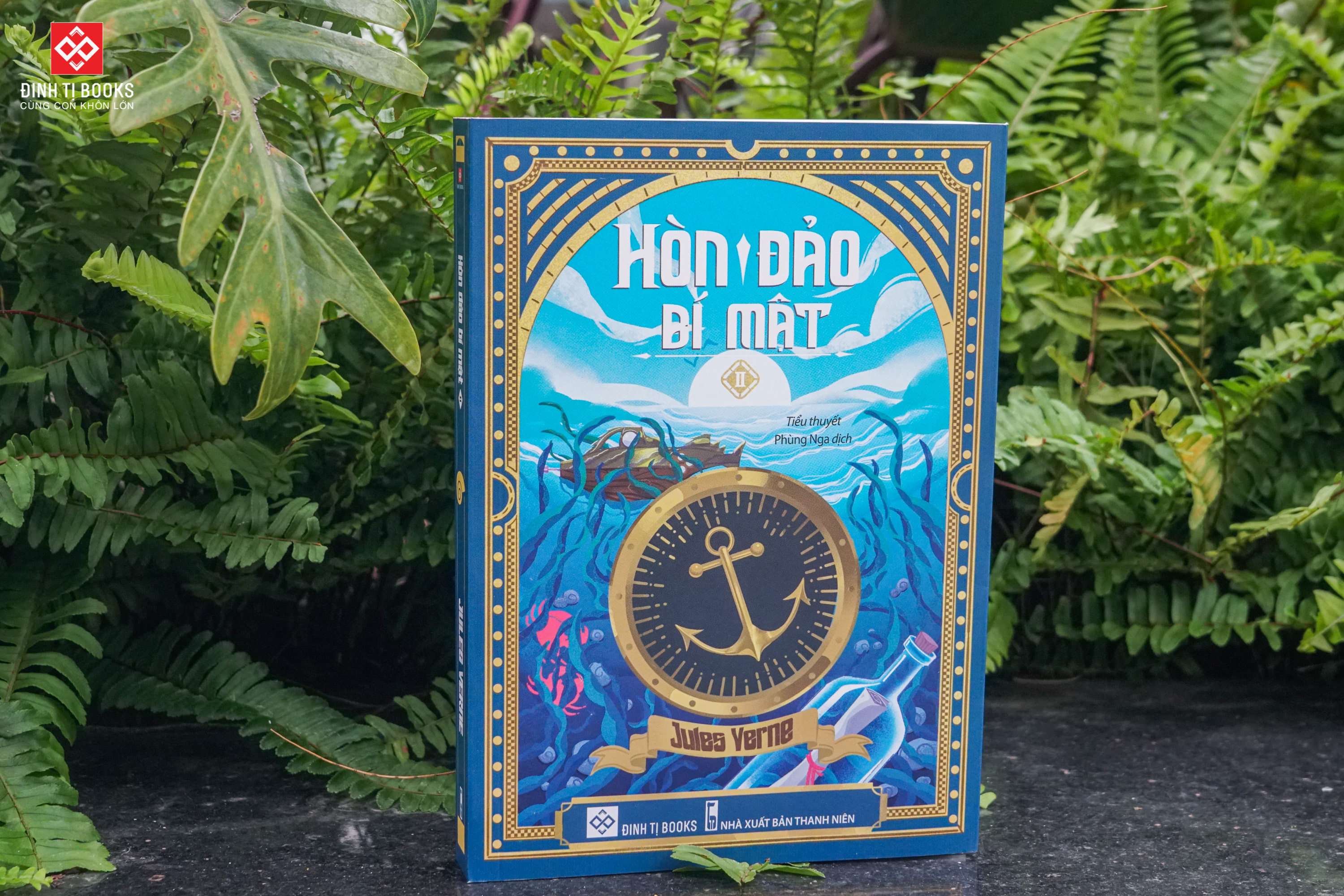 Sách - Hòn đảo bí mật Jules Verne - Đinh Tị Books