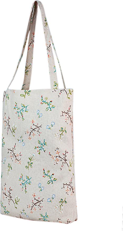 Túi Tote Nữ Hoa Nhỏ XinhStore TVBM_17 (41 x 30 cm) - Trắng