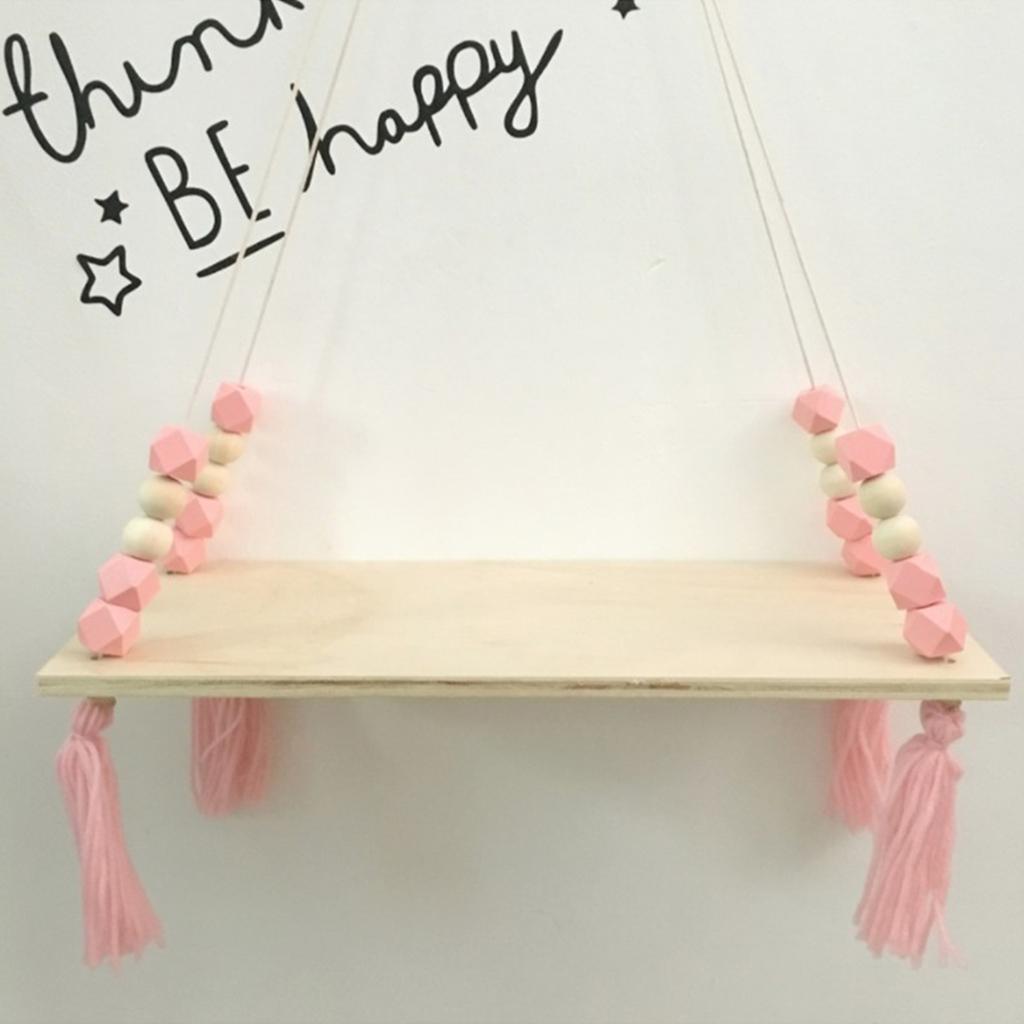 2xHome Decor Wooden Floating Shelf Wall-hanging Display Holder Kids Room Decor