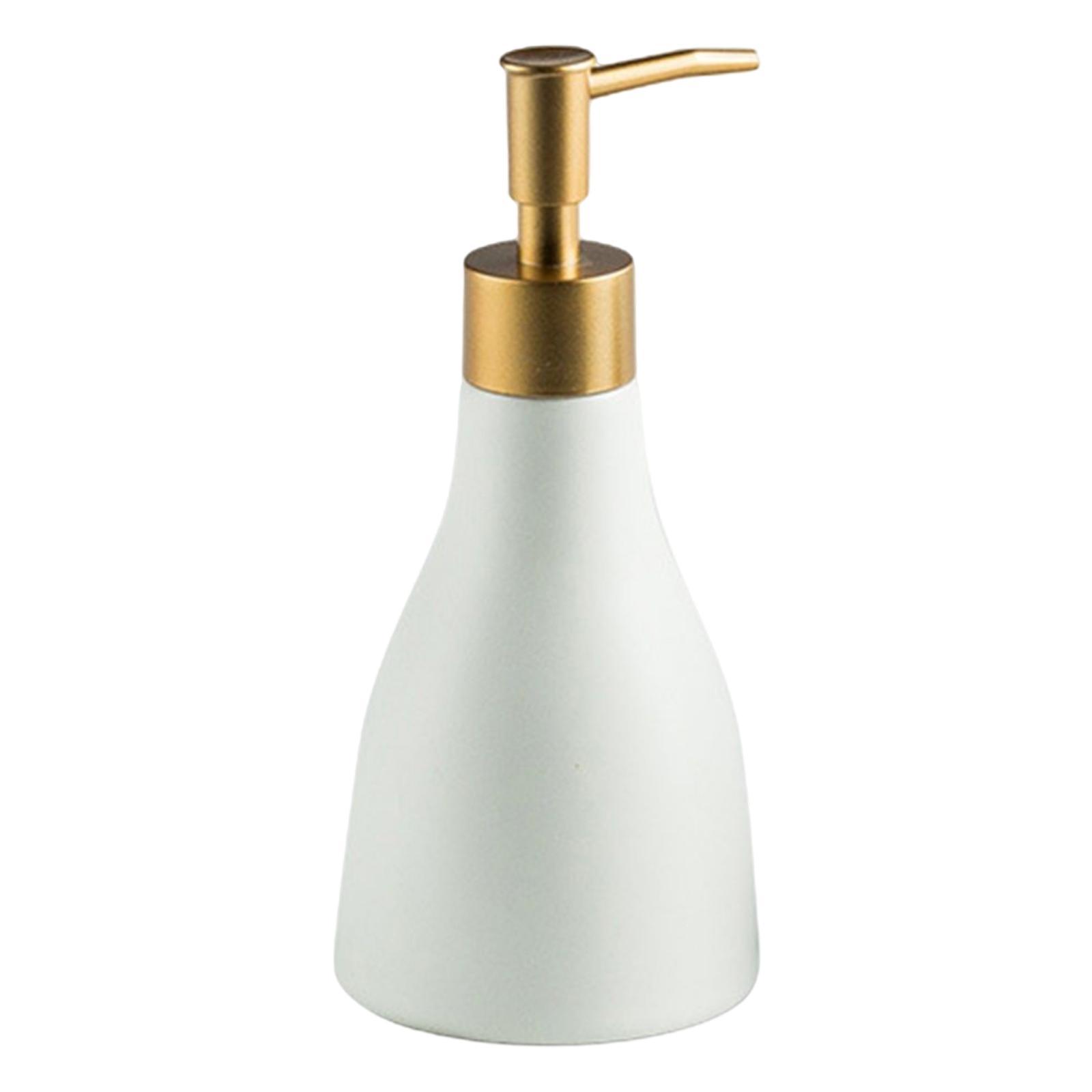 Ceramic Hand Soap Pump Dispenser Shower   Bottle for Home
