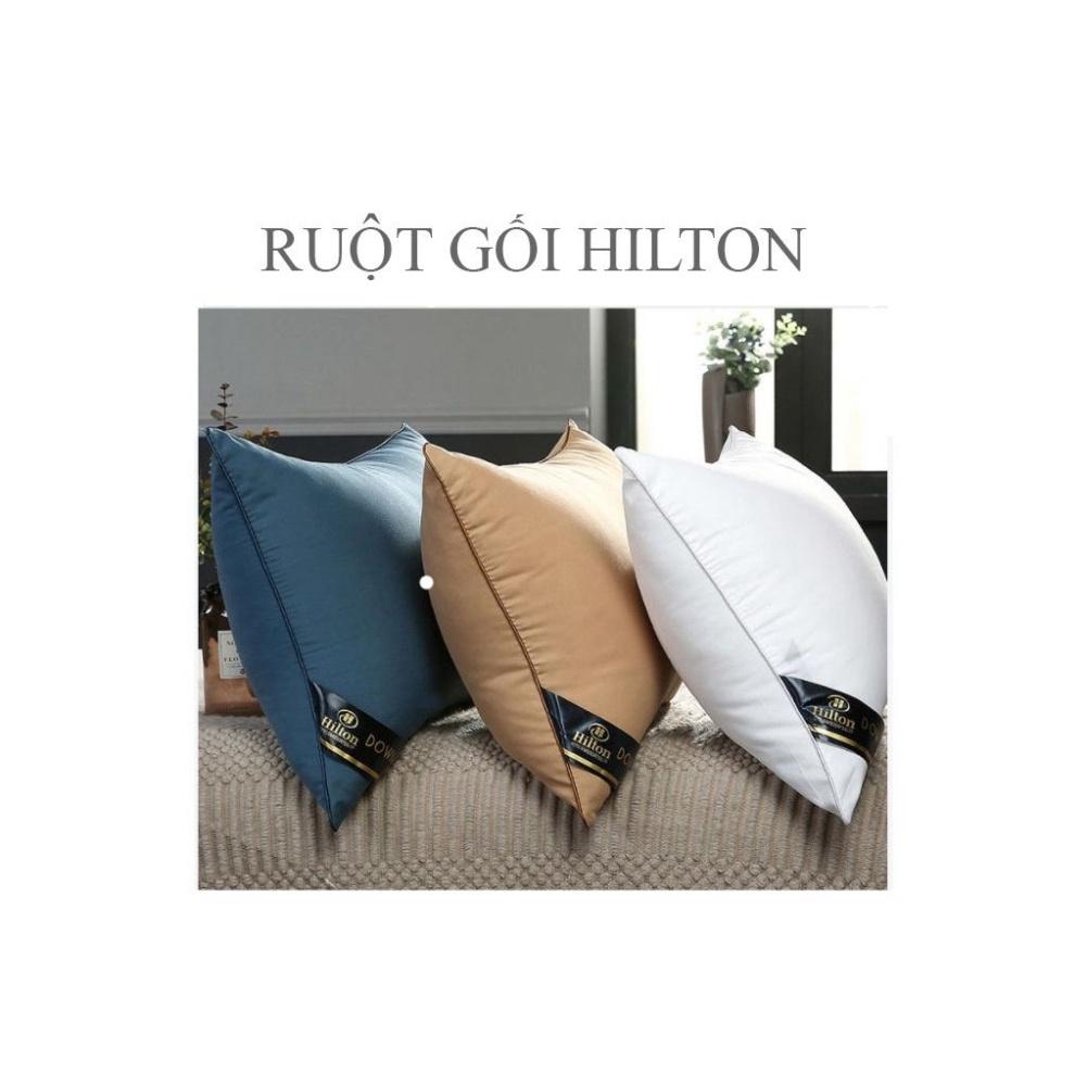 Ruột gối hơi Hilton cao cấp Miha Bedding, combo 2 ruột gối hilton loại 1,3kg/đôi