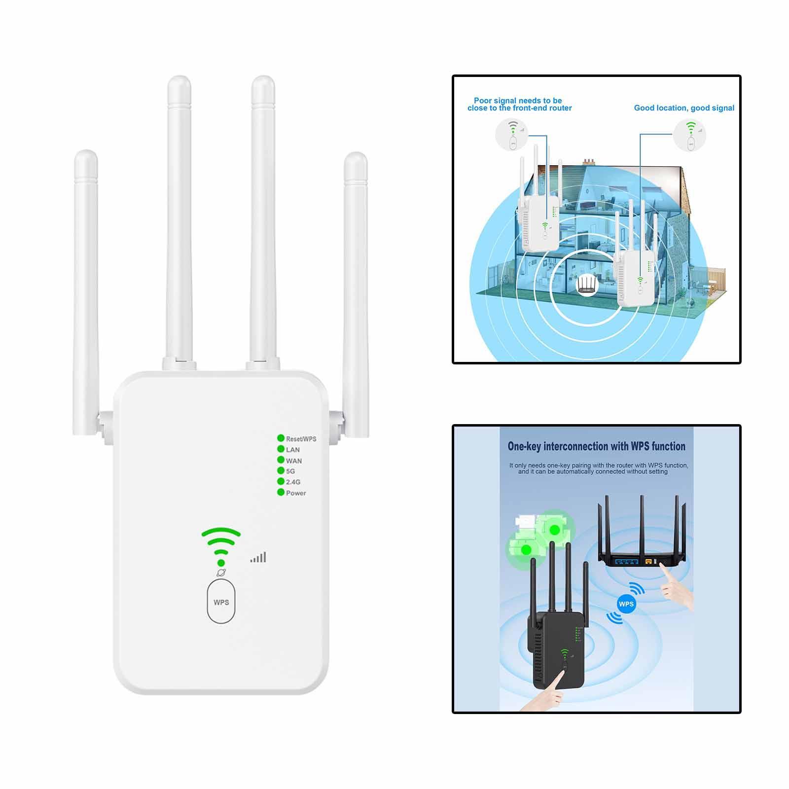 WiFi Amplifier WiFi  Wps Plug and Play Internet Extender EUR