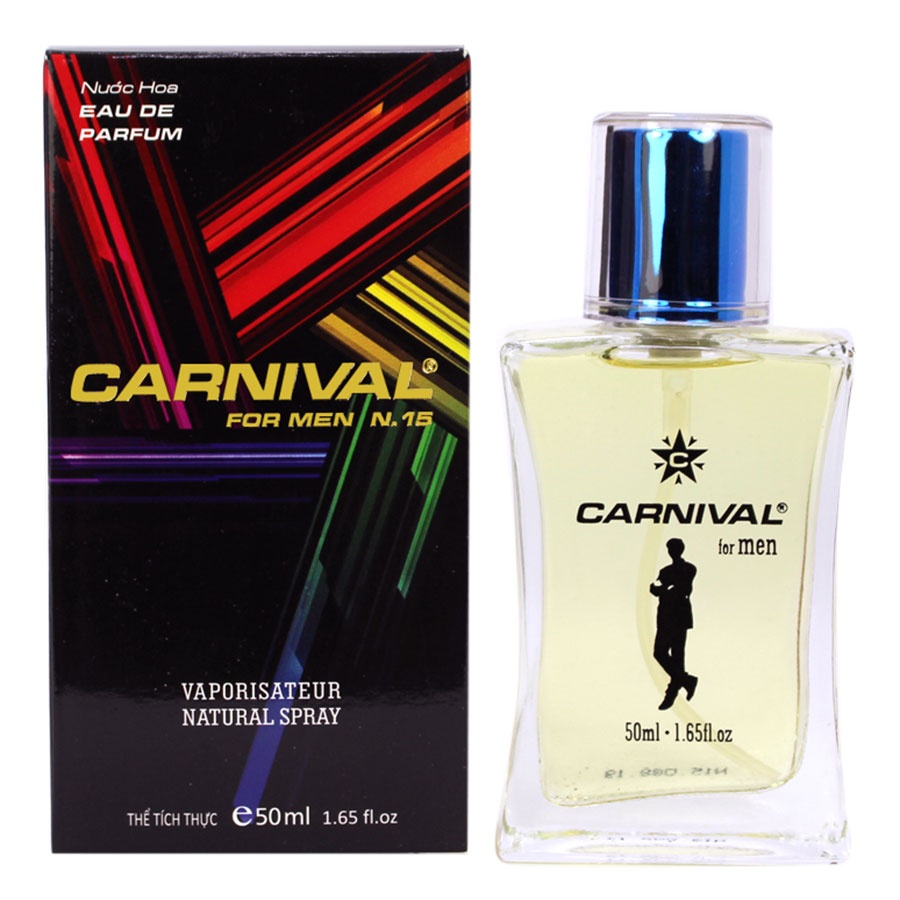 Combo Nước Hoa Nam Carnival N14 &amp; N15 (50ml x 2)