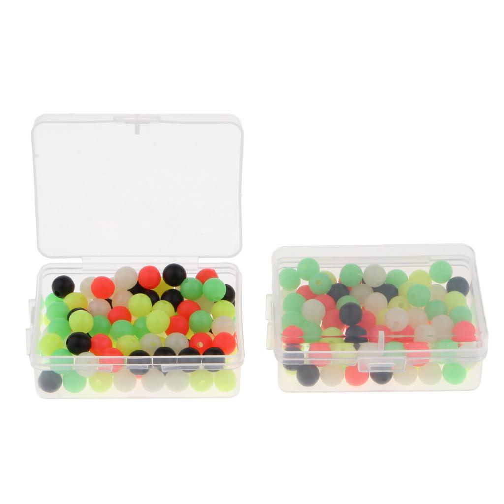 200pcs Fishing Beads Carp Fishing Rigs Making Beads Terminal 6mm