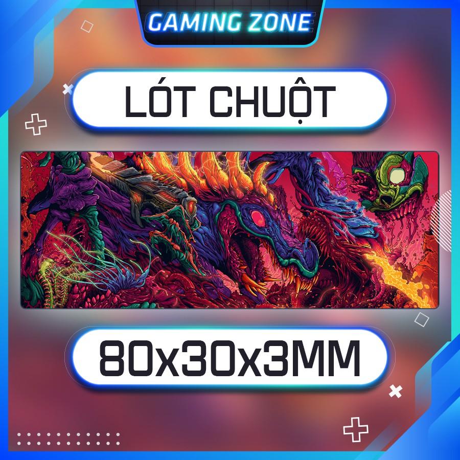 Lót chuột, bàn di chuột chơi game Hyper Beast chống trượt siêu bền siêu đẹp