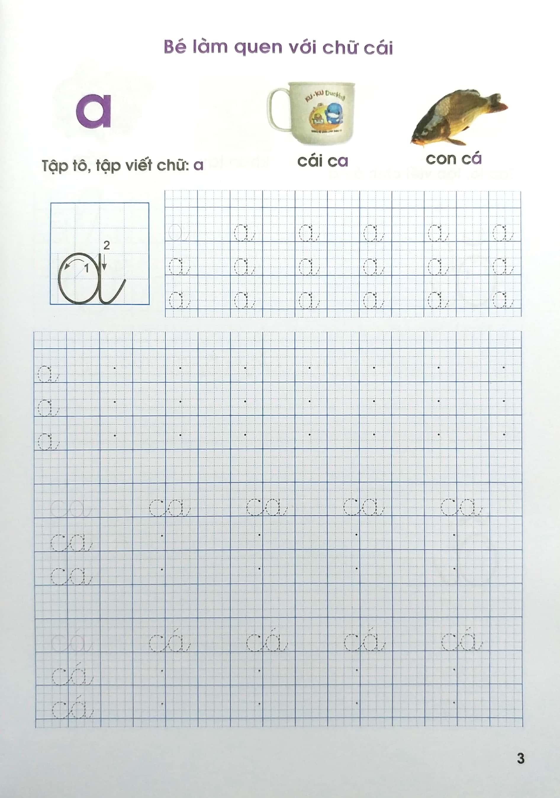 Chuẩn Bị Cho Bé Vào Lớp 1 - Làm Quen Với Chữ Cái - Tập 1