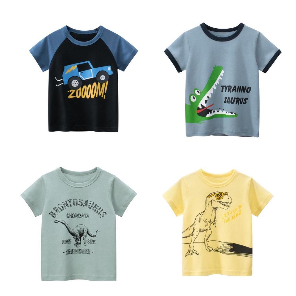 Quần áo trẻ em_áo bé trai 27kids cotton bé trai hè 2022
