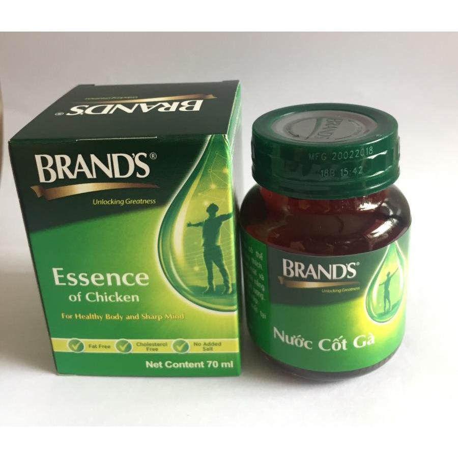 Bộ 12 hũ Nước Cốt Gà Brand's (70ml/hộp)