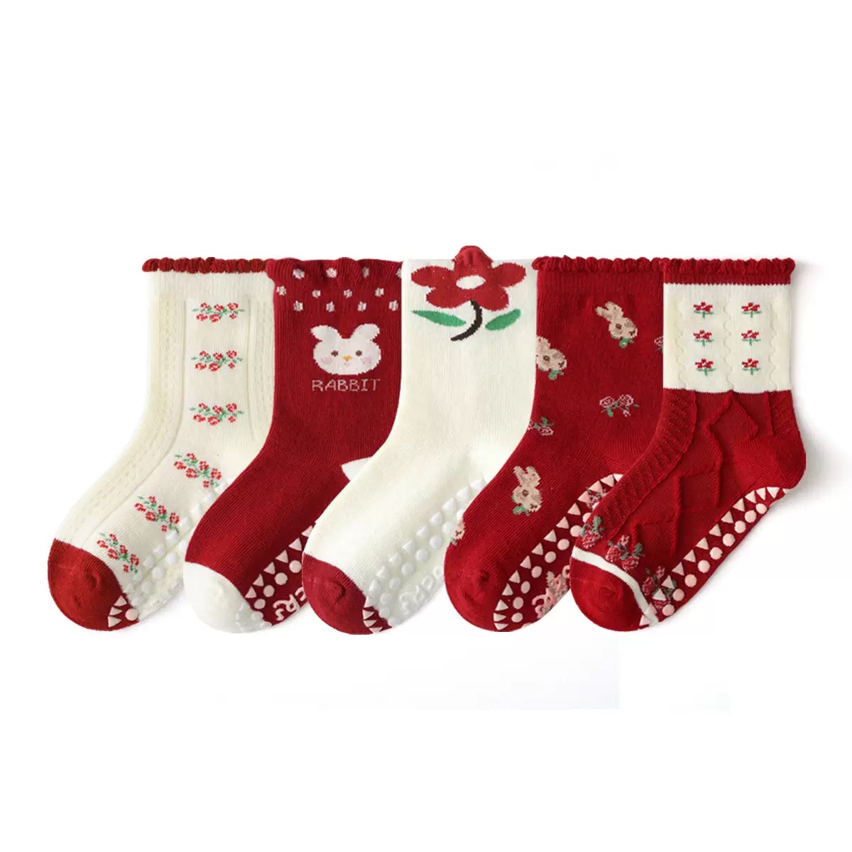 SET 5 ĐÔI TẤT VỚ 44 SIÊU XINH DỄ THƯƠNG TỪ 1-12 TUỔI DÀNH CHO BÉ GÁI