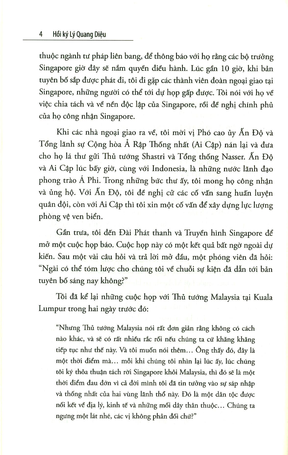 Hồi Ký Lý Quang Diệu - Tập 1: Câu Chuyện Singapore (Tái Bản 2023)
