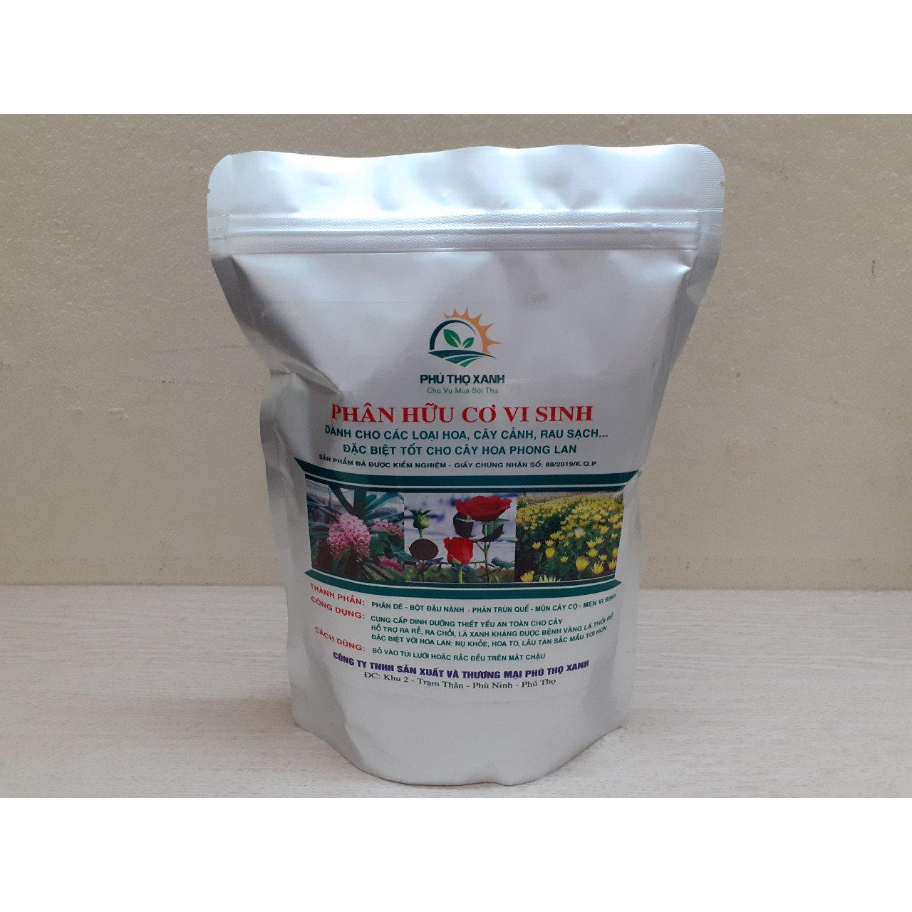 GÓI 1KG PHÂN HỮU CƠ VI SINH - DÀNH CHO CÁC LOẠI HOA, CÂY CẢNH, RAU SẠCH... ĐẶC BIỆT TỐT CHO HOA PHONG LAN