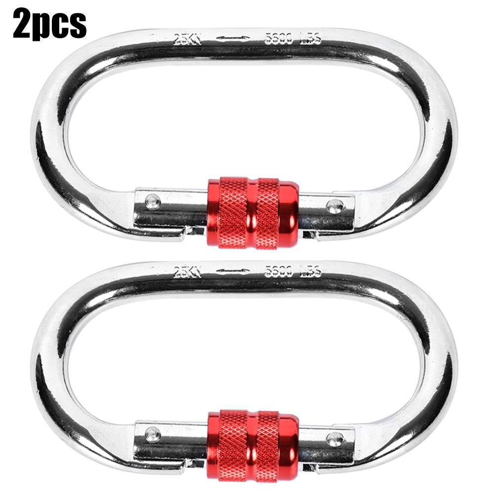 1 Phụ Kiện Yoga 25KN Chuyên Nghiệp Chủ Khóa Móc Đa Năng Đá Khóa Thiết Bị Ngoài Trời Yoga Võng Móc