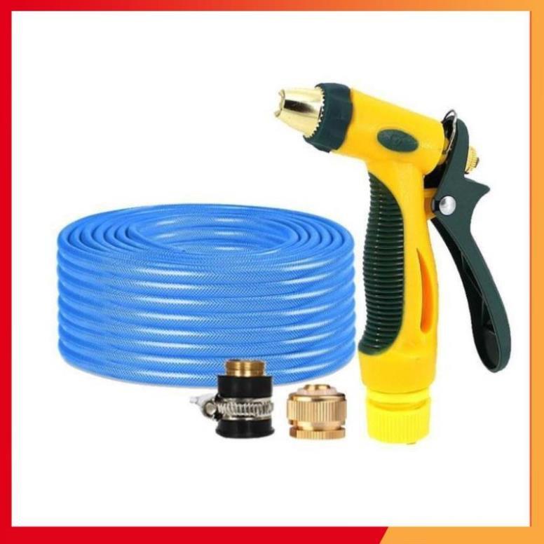 Bộ dây vòi xịt nước rửa xe, tưới cây tăng áp 3 lần,loại 20M  206317