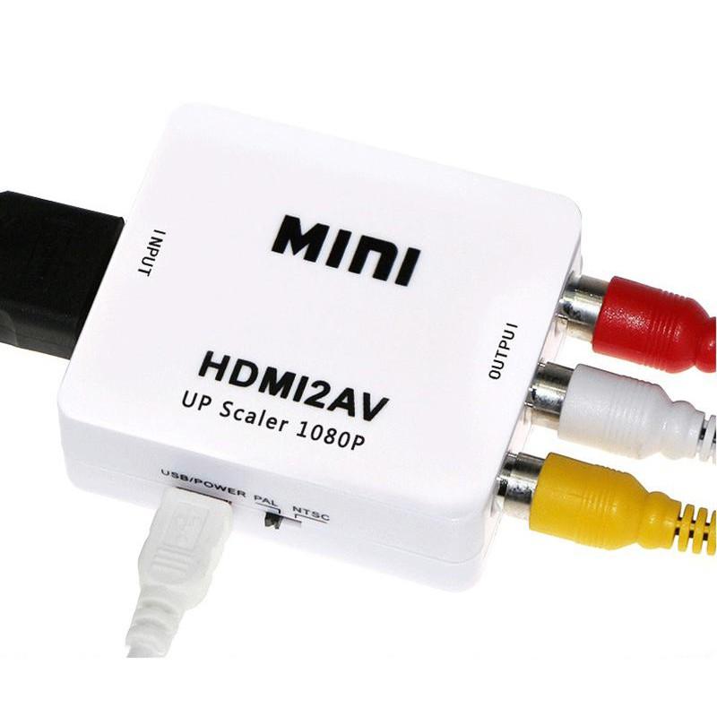 đầu chuyển hdmi,Chuyển đổi HDMI sang 2 AV