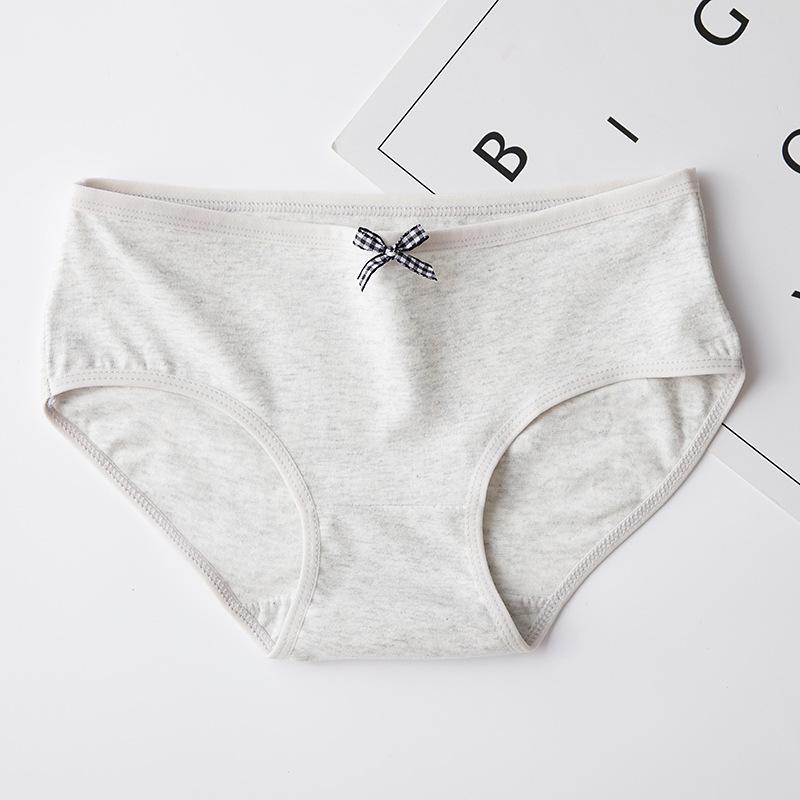 10 Cái/lốc Nữ Quần Lót Cotton Mềm Mại Quần Lót Bé Gái Màu Quần Đùi Thắt Nơ Quần Áo Lót Ren Quần Lót Nữ M-XXL Quần