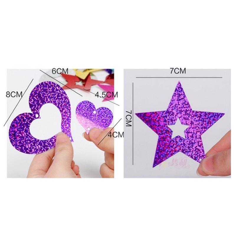 SET DÂY VÀ TIM TRANG TRÍ BUỘC ĐUÔI BÓNG