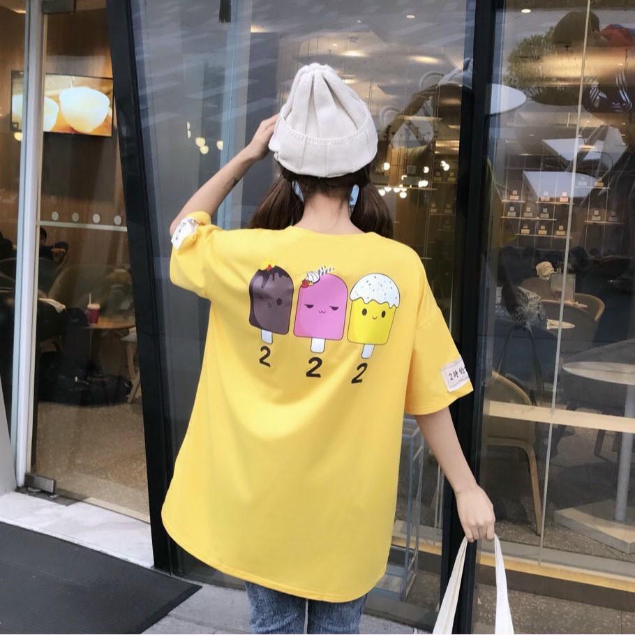 Áo Thun Tay Lỡ Unisex Freesize từ 40-70kg