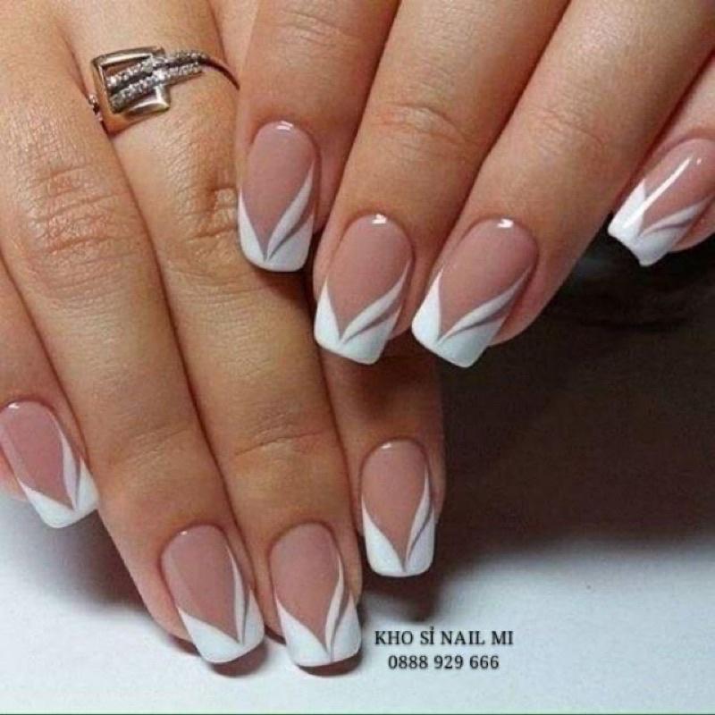Bộ Dán Hỗ Trợ Vẽ Móng French Nail Sticker - C008 - Sẵn Hàng vip