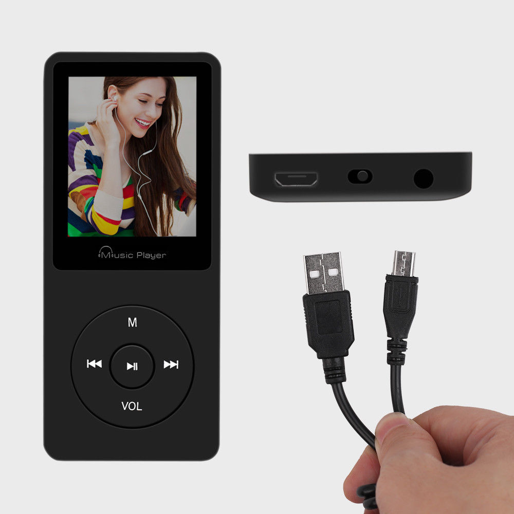 Máy Nghe Nhạc MP3 F8 Bộ nhớ trong sẵn 8G - Đen