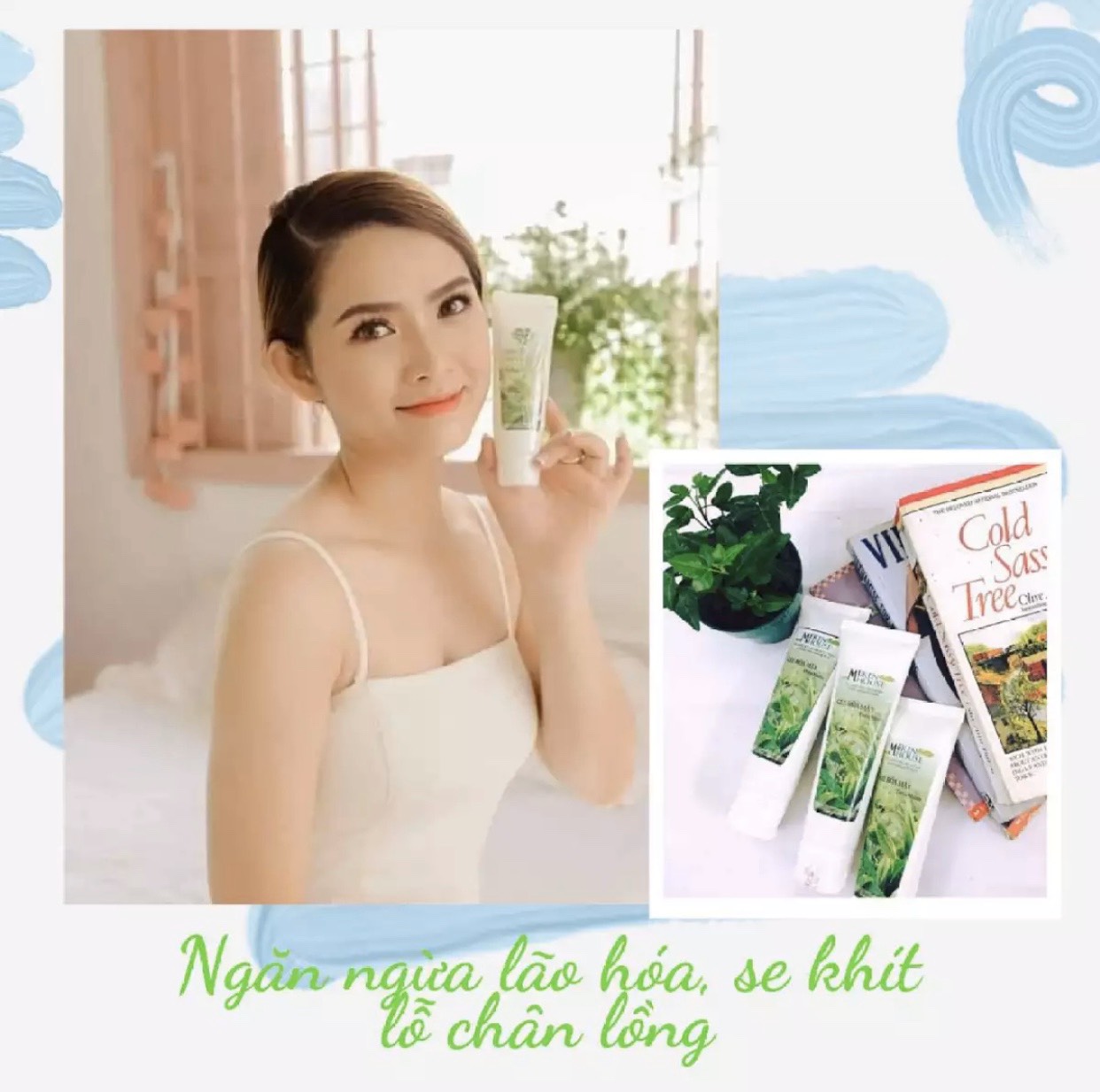 GEL RỬA MẶT CHIẾT XUẤT KHỔ QUÀ VÀ TRÀ XANH MẸ KEN- Dành cho da hỗn hợp, da nhờn 100ml