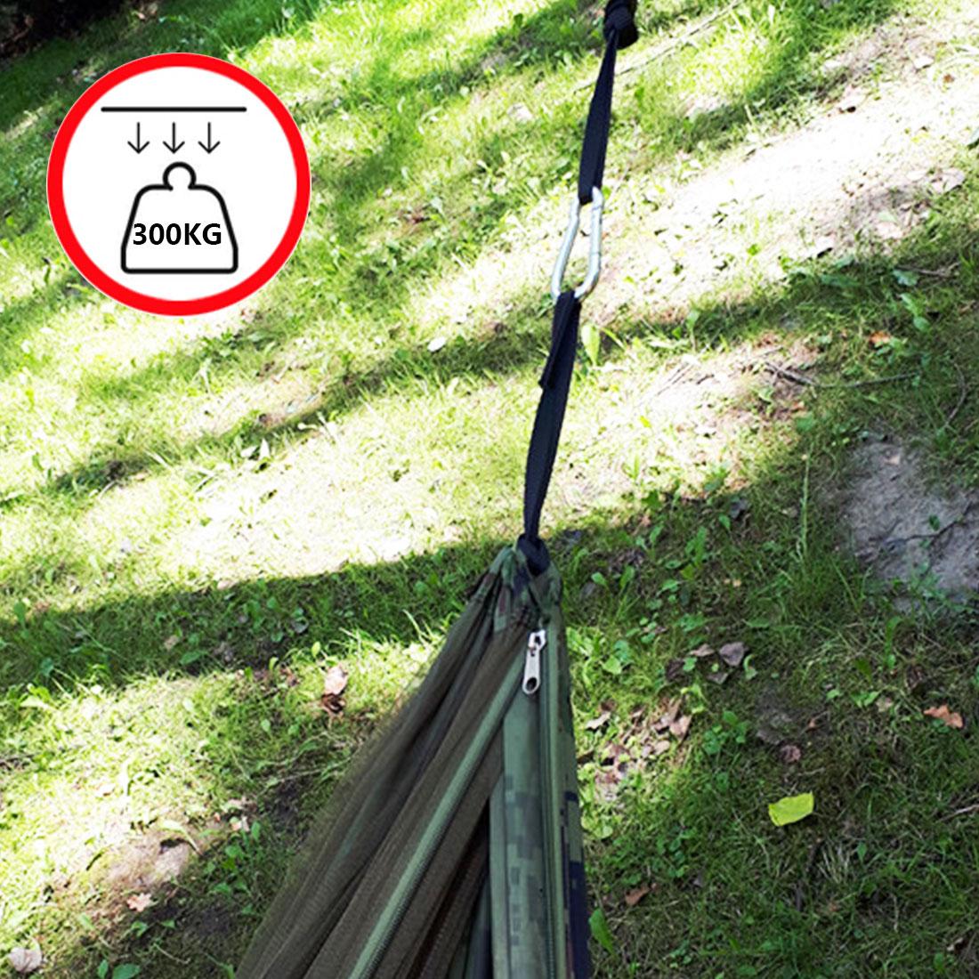 Vitorhytech Muỗi Lưới Võng Di Động Cắm Trại Ngoài Trời Võng Với Cao Cấp Vải Treo Giường Săn Bắn Xoay 2 Người 2