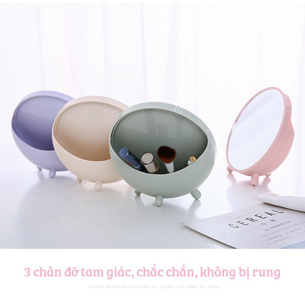 Gương Kính Để Bàn 2 in 1 Tiện Lợi