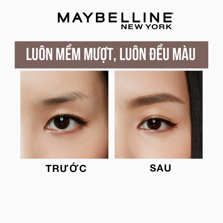 [Bộ trang điểm] Bộ đôi bút kẻ mắt nước siêu sắc mảnh + Chì Kẻ Mày 2 Đầu Define & Blend Maybelline New York