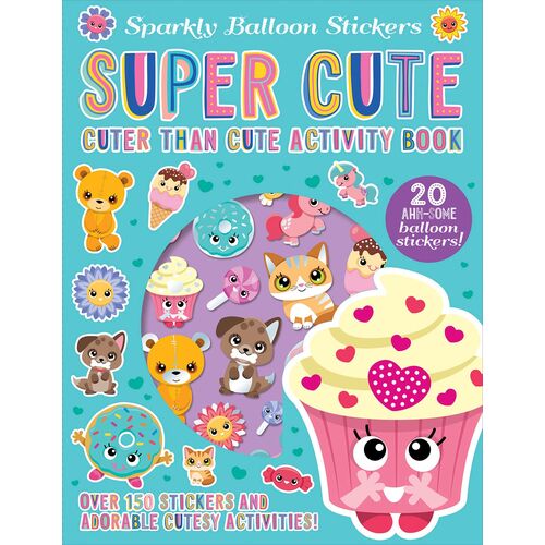 Sparkly Balloon Sticker: Super Cute