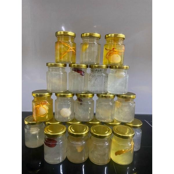 Hũ thuỷ tinh 75ml 120ml chưng yến, đựng sữa hạt...
