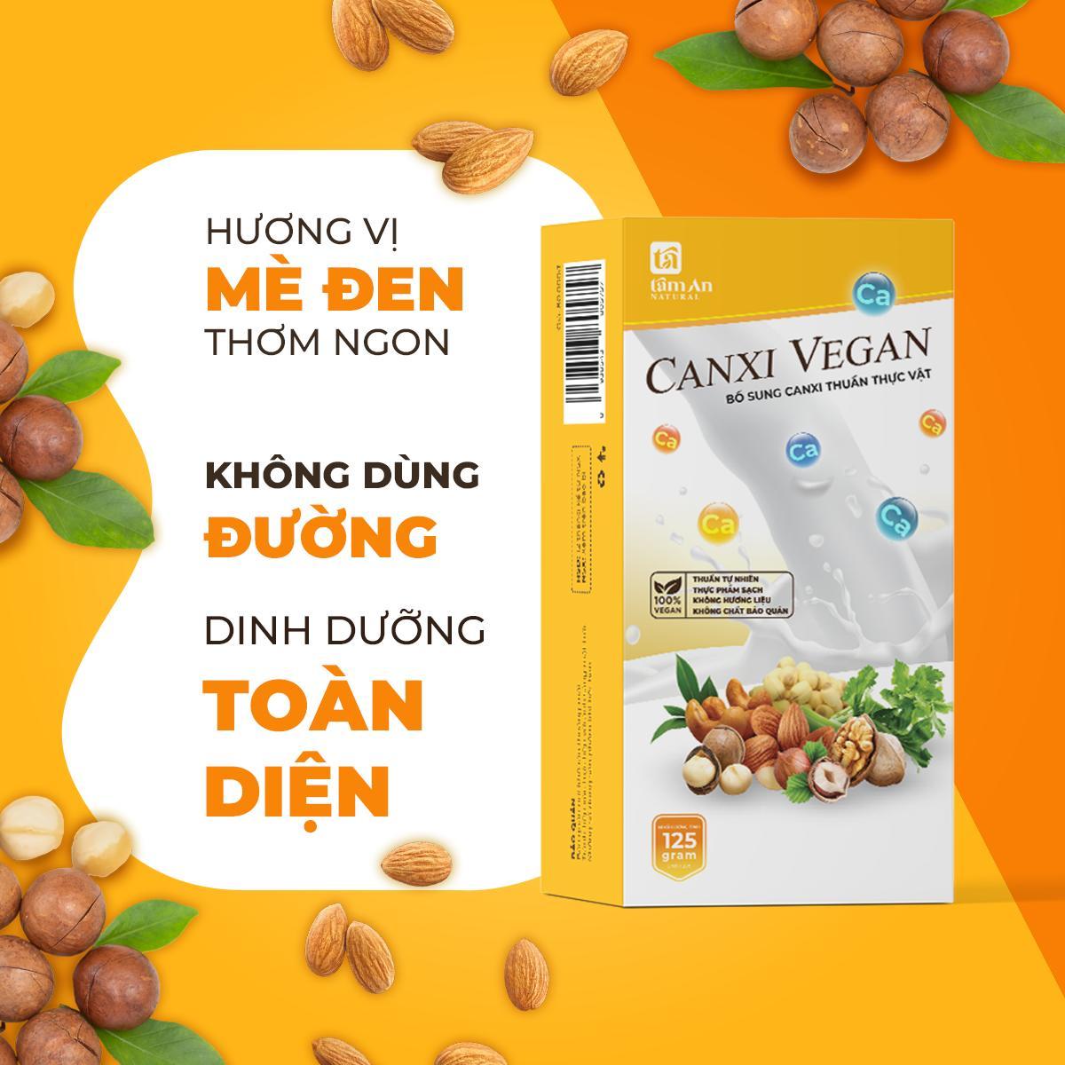 BỘT CANXI VEGAN BỔ SUNG CANXI DÀNH CHO NGƯỜI LOÃNG XƯƠNG (125g)