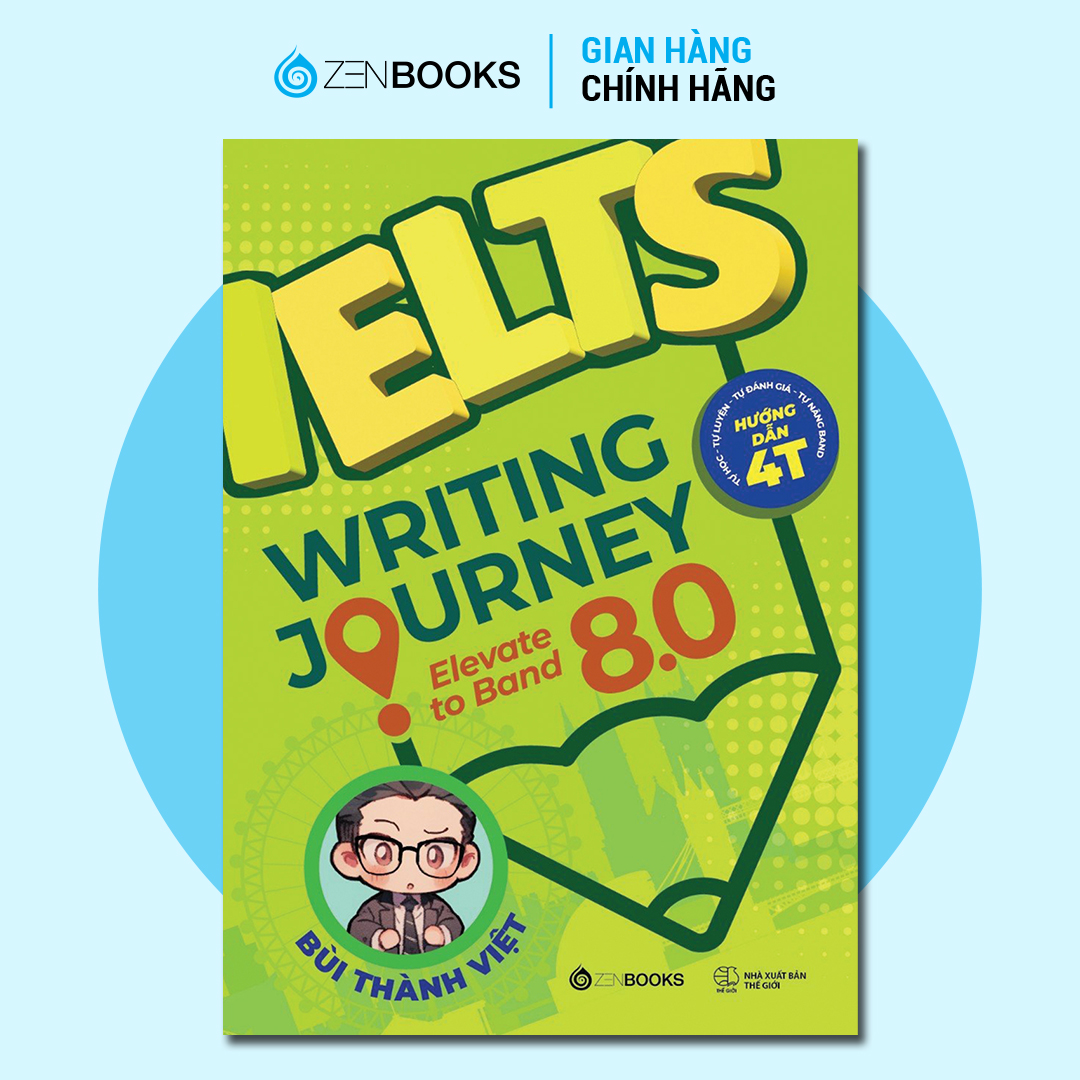 Sách - Bộ Sách Ielts Writing Journey - Lộ Trình Từ Cơ Bản Đến Band 8.0