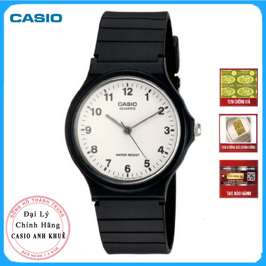 Đồng Hồ Unisex Casio MQ-24-7BLDF Dây Nhựa