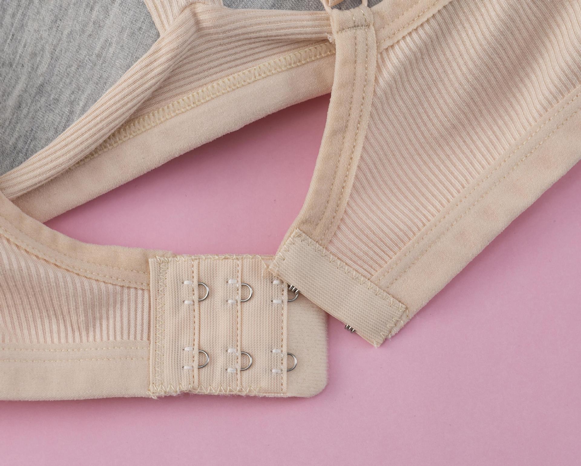 Áo Lót Nữ Cotton Tăm Mút Liền Cài Sau 2 Móc 6934 – Áo Lá Học Sinh Không Gọng, Êm Ái Thoáng Mát