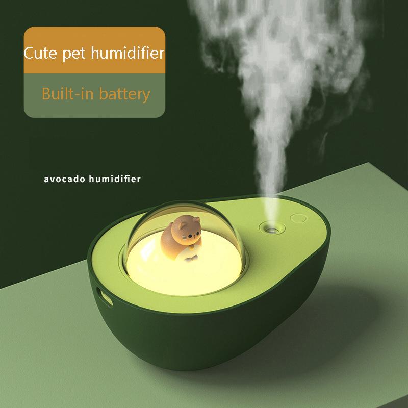 Di Động Máy Phun Sương Tạo Độ Ẩm USB Không Dây Bơ Thơm Khuếch Tán 1200MAh Dùng Pin Không Humidificador Với Bầu Không Khí Đèn Cho Gia Đình